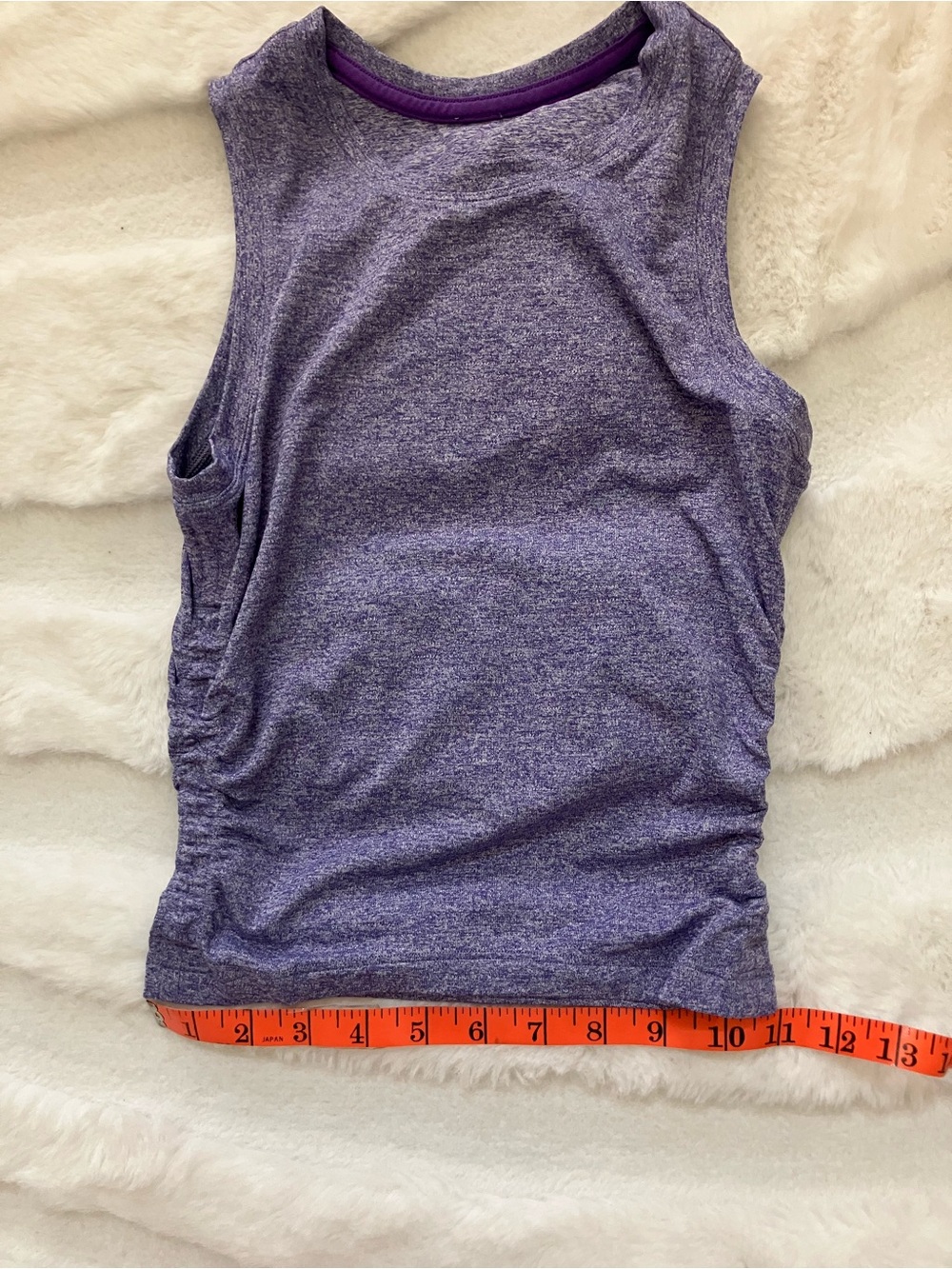 lululemon athletica Heathered Purple Sleeveless Tank